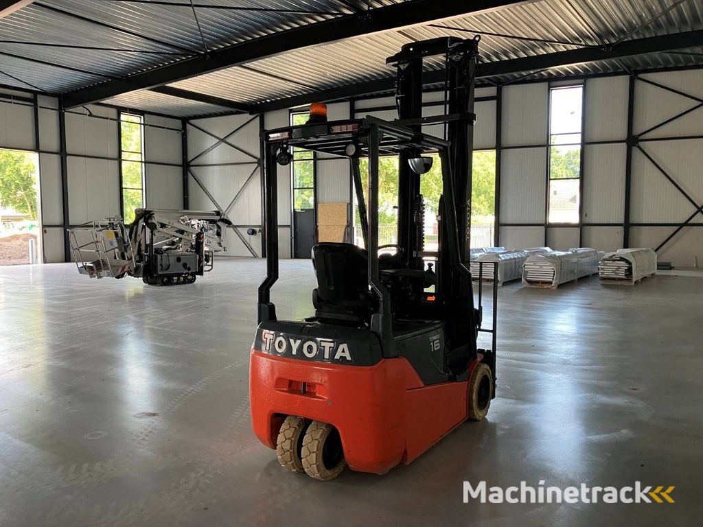 Toyota 8FBE16T Electric Forklift 1600kg 5.0m 2020