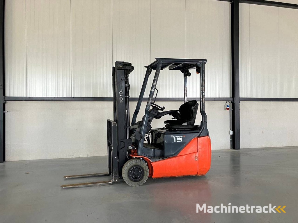 Toyota 8FBE15T Electric Forklift 1500kg 5.0m 2020