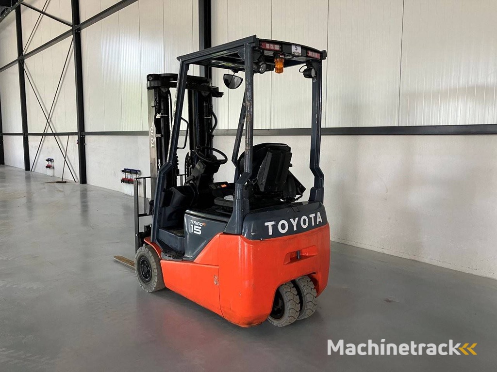 Toyota 8FBE15T Electric Forklift 1500kg 5.0m 2020