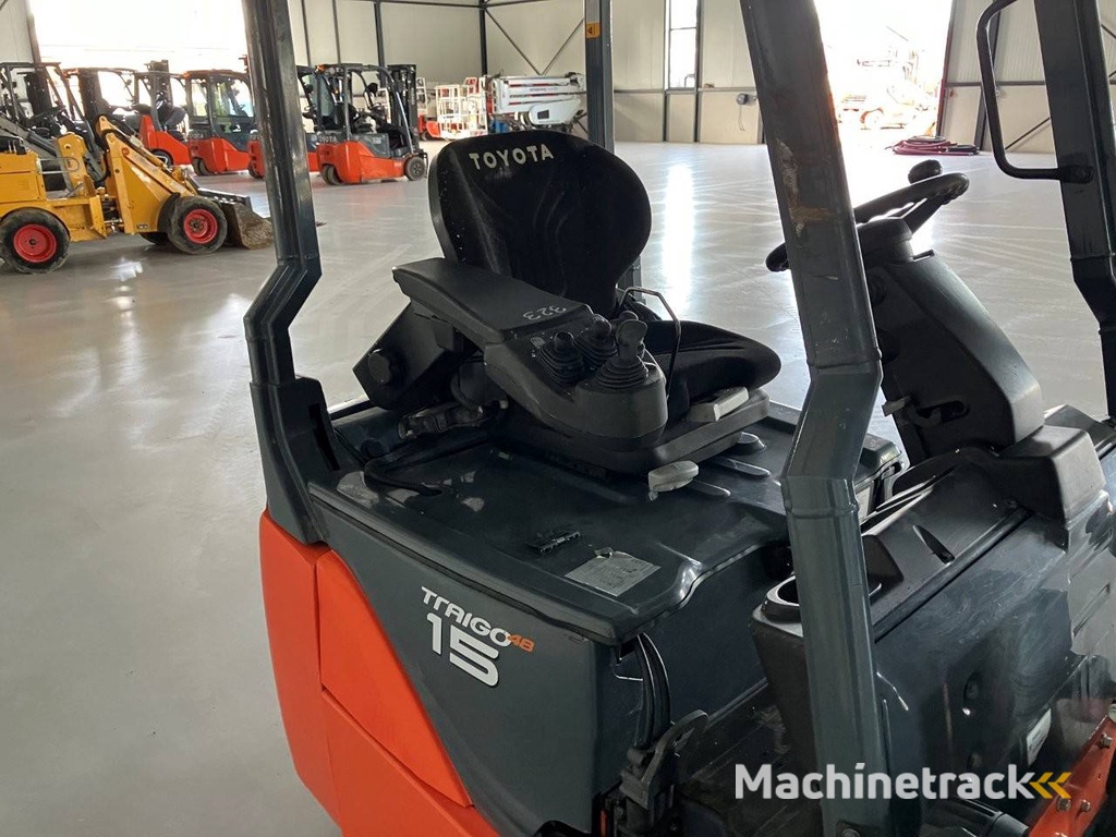 Toyota 8FBE15T Electric Forklift 1500kg 5.0m 2020