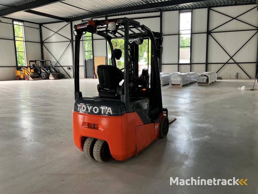 Toyota 8FBEK18T Electric Forklift 1800kg 4.2m 2019