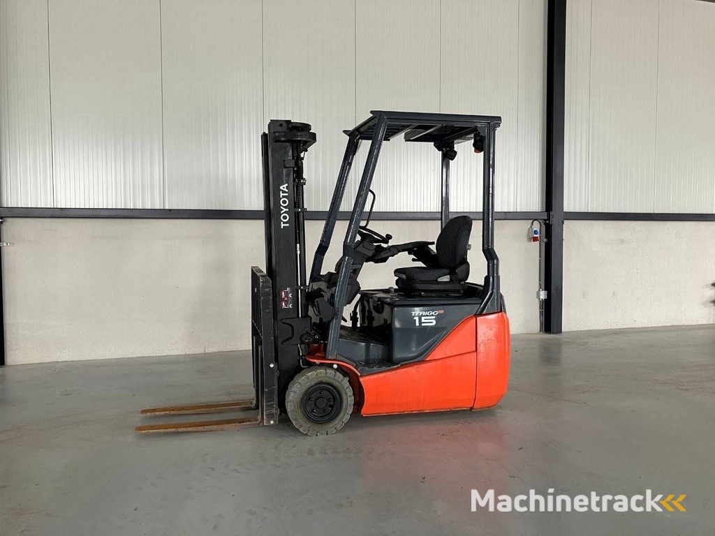 Toyota 8FBE15T Electric Forklift 1500kg 5.0m 2020