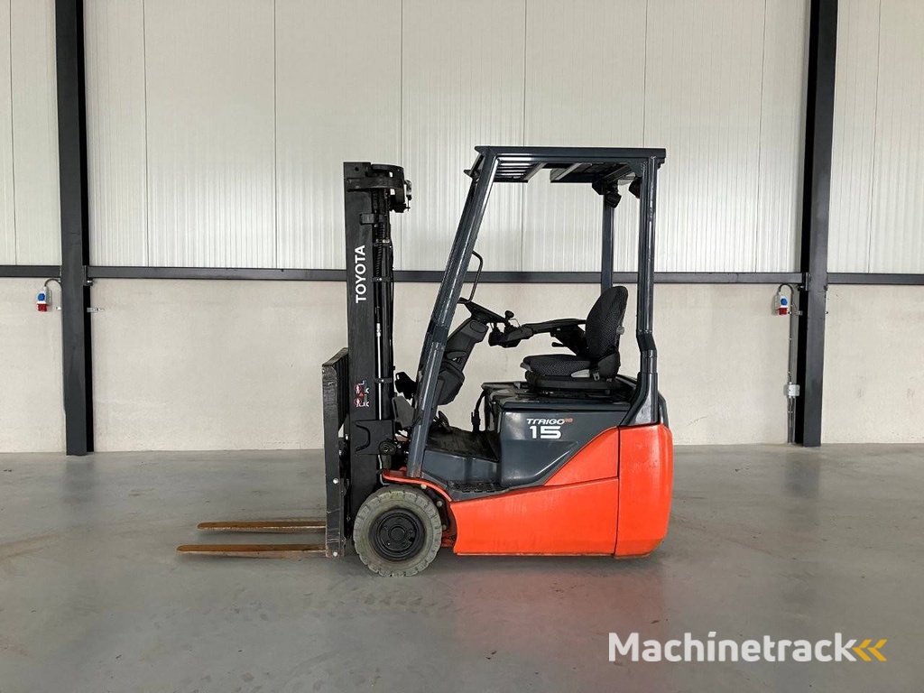 Toyota 8FBE15T Electric Forklift 1500kg 5.0m 2020