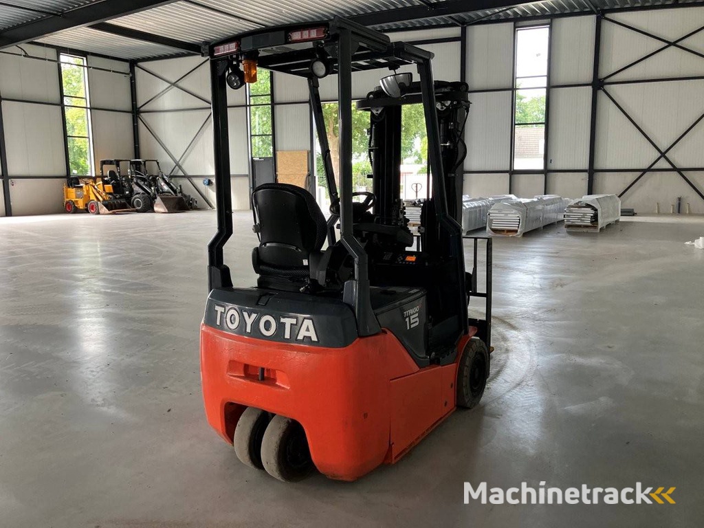 Toyota 8FBE15T Electric Forklift 1500kg 5.0m 2020