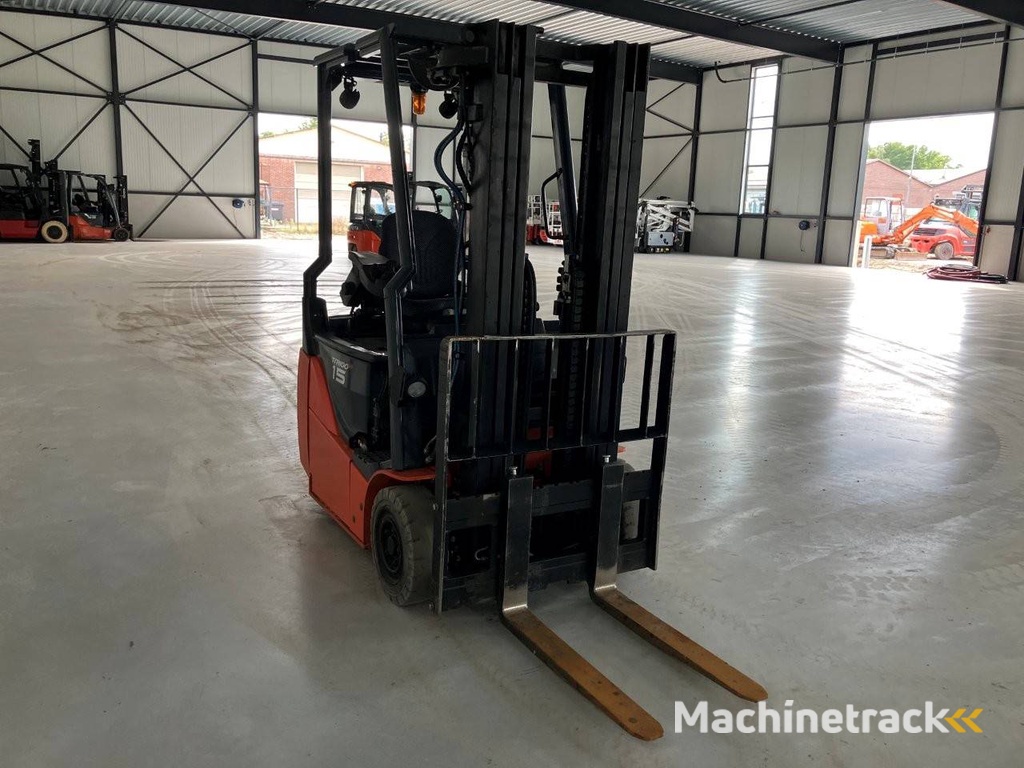 Toyota 8FBE15T Electric Forklift 1500kg 5.0m 2020