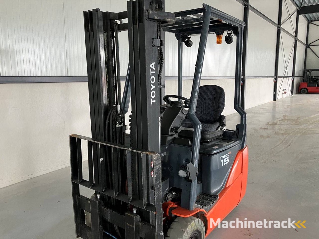 Toyota 8FBE15T Electric Forklift 1500kg 5.0m 2020