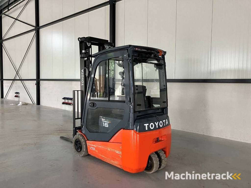 Toyota 8FBEK16T Electric Forklift 1600kg 5.0m 2020