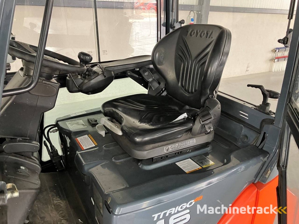 Toyota 8FBEK16T Electric Forklift 1600kg 5.0m 2020