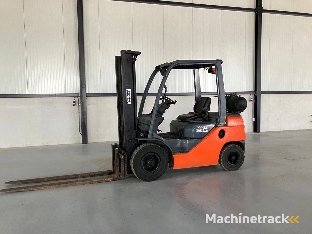 Heftruck Toyota 02-8FGF25 LPG 2500kg 4.7m 2017