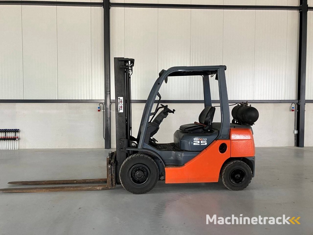 Heftruck Toyota 02-8FGF25 LPG 2500kg 4.7m 2017