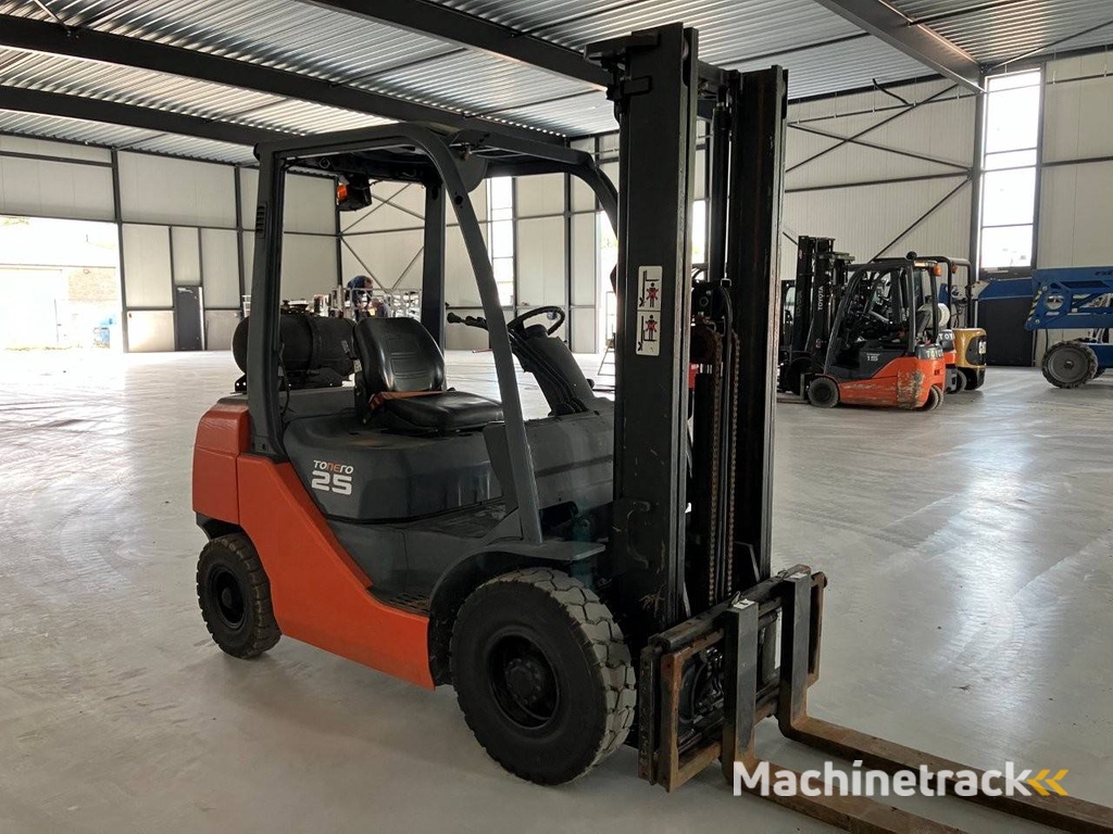 Heftruck Toyota 02-8FGF25 LPG 2500kg 4.7m 2017