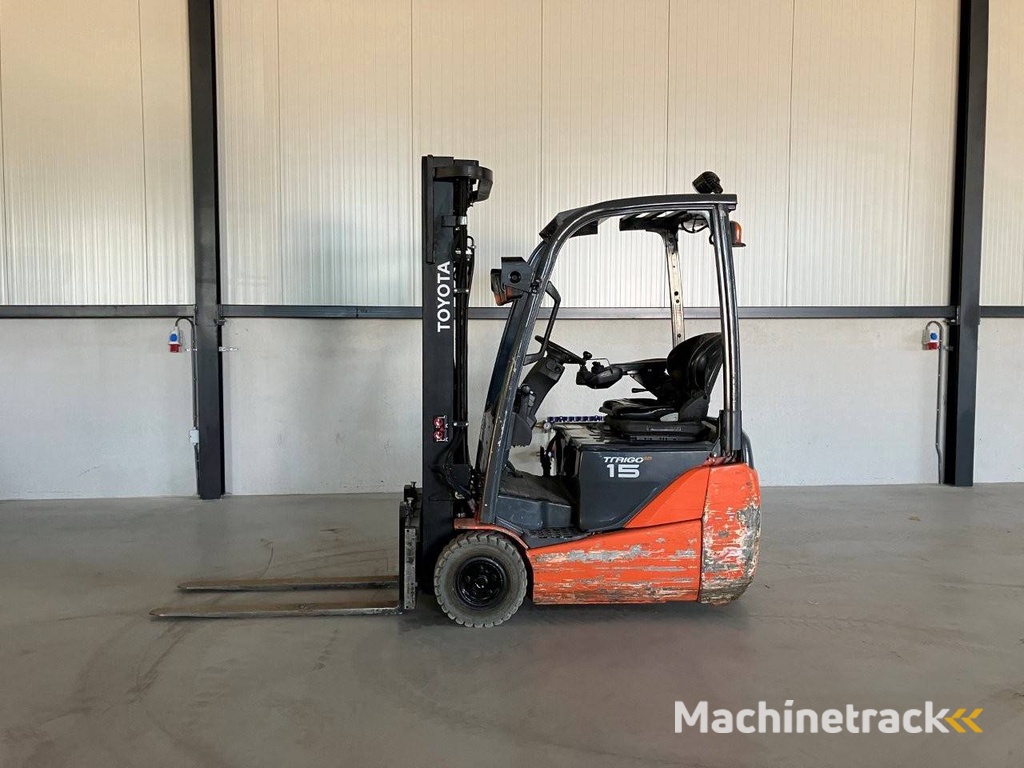 Forklift Toyota 8FBET15 Electric 1380kg 5.0m 2015
