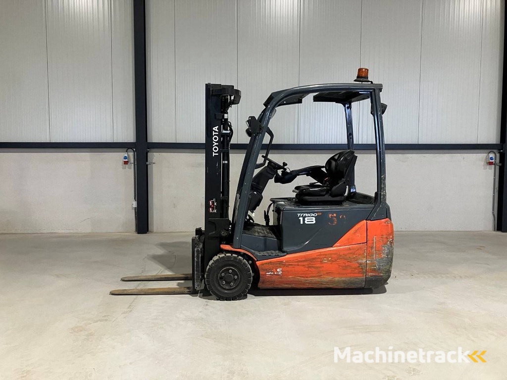 Toyota 8FBE18T Electric Forklift 1800kg 4.5m 2018