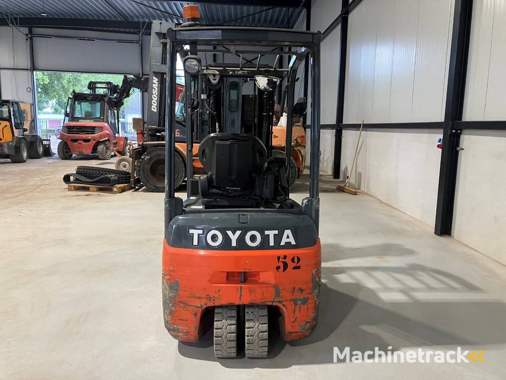 Toyota 8FBE18T Electric Forklift 1800kg 4.5m 2018
