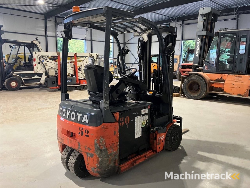 Toyota 8FBE18T Electric Forklift 1800kg 4.5m 2018