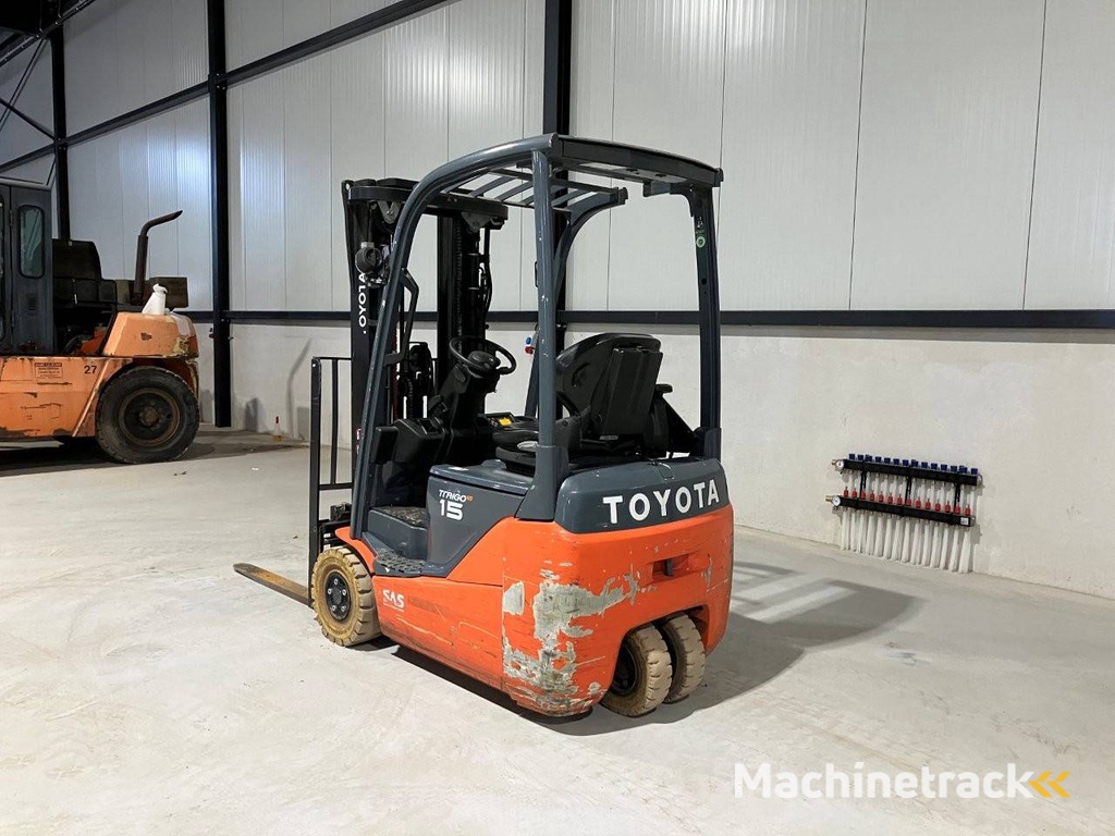 Toyota 8FBE15T Electric Forklift 1500kg 4.5m 2020
