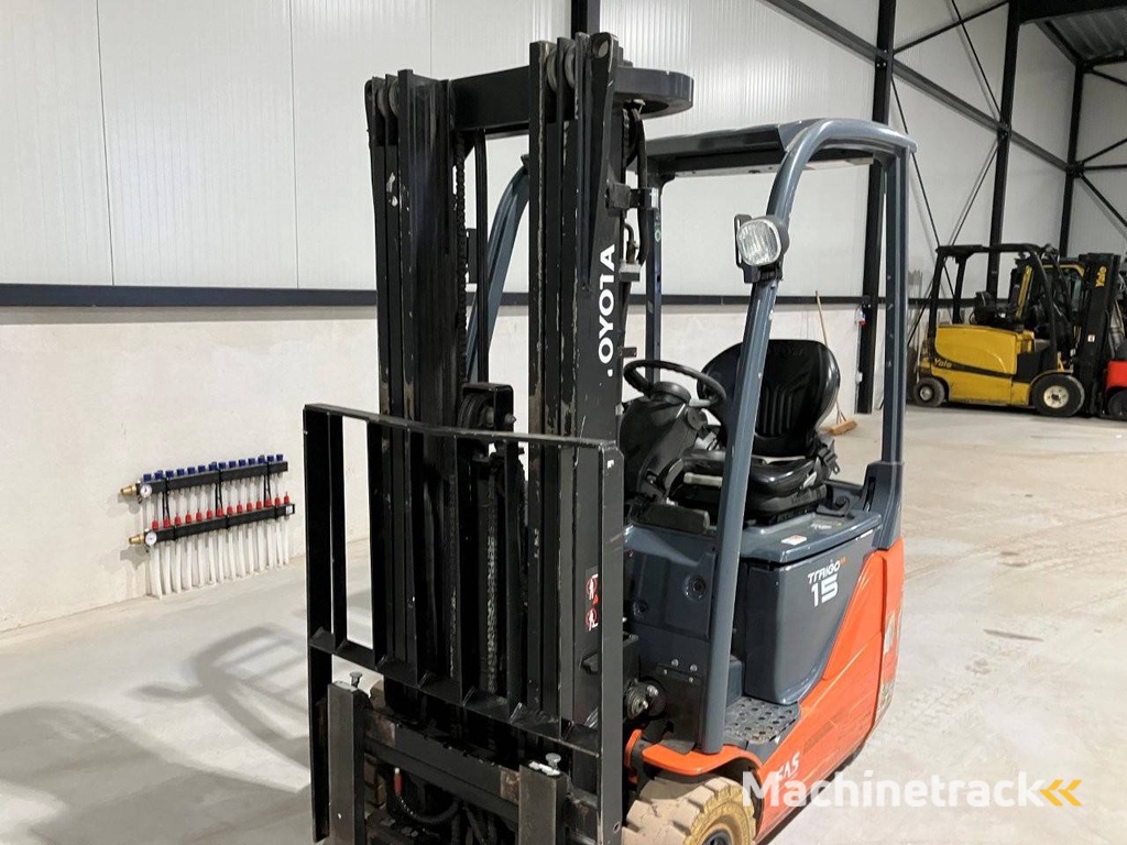 Toyota 8FBE15T Electric Forklift 1500kg 4.5m 2020