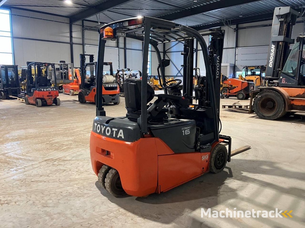 Heftruck Toyota 8FBET16 Elektrisch 1600kg 6.5m 2013