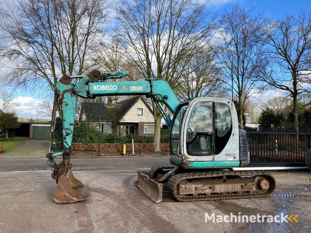 Rupsgraafmachine Kobelco 70SR Diesel