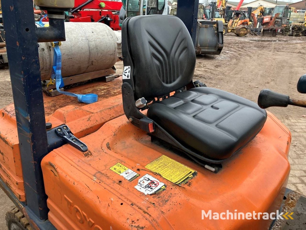 Heftruck Toyota 42-5FGF 25 LPG 2500kg 4.7m 1990