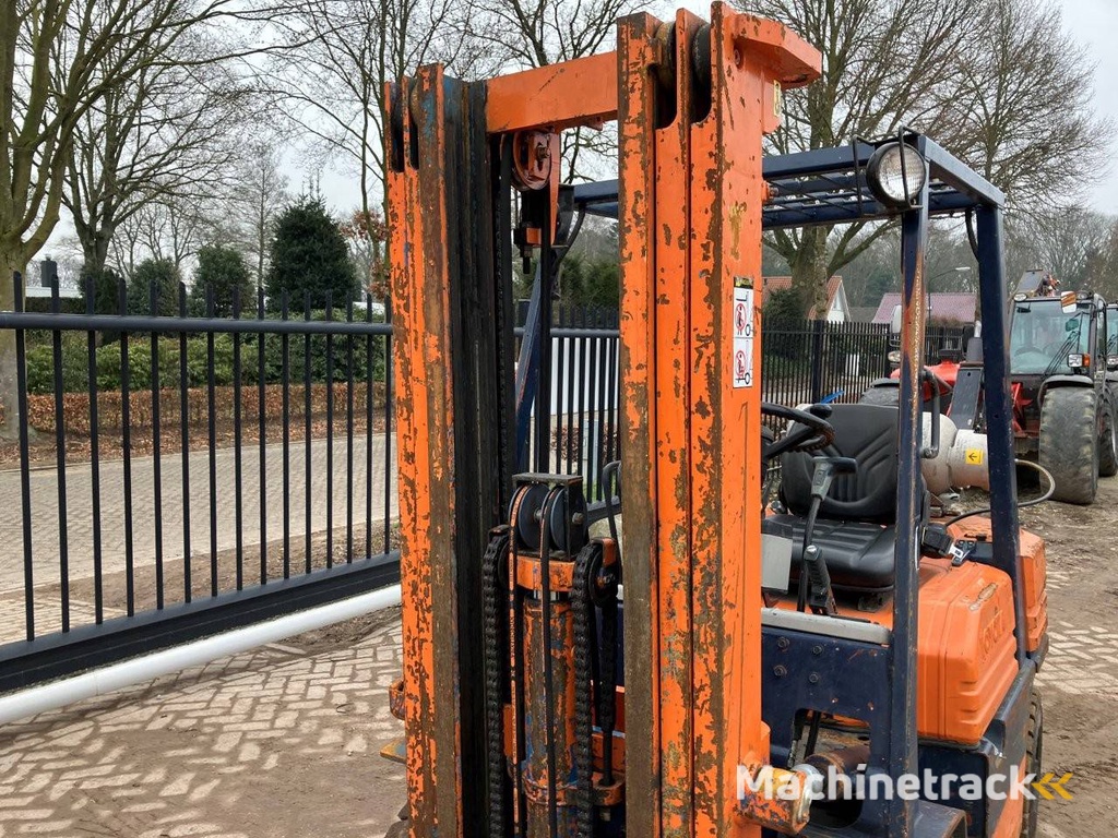 Heftruck Toyota 42-5FGF 25 LPG 2500kg 4.7m 1990