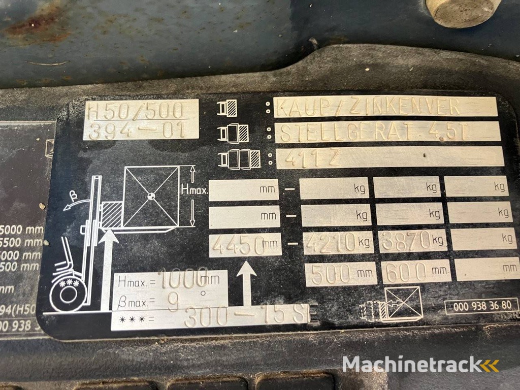 Forklift Linde H50D Diesel 5000kg 2005