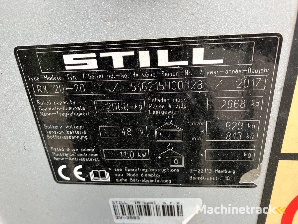 Forklift Still R20-20 Electric 2000kg