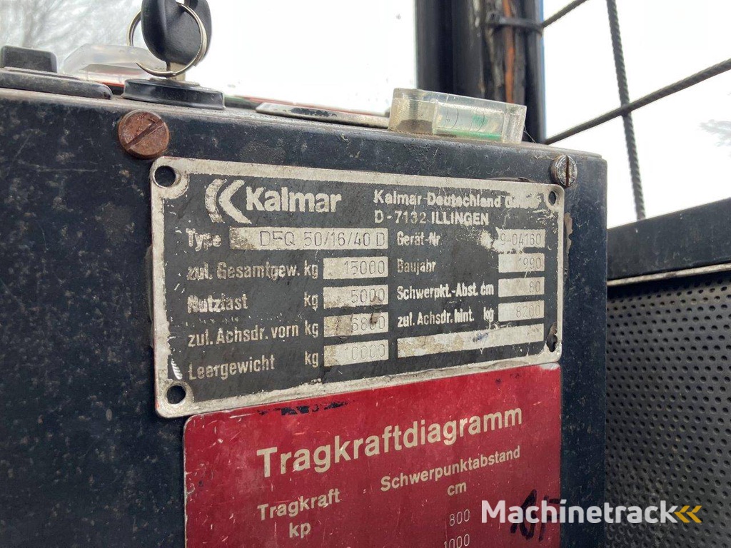 Zijlader Kalmar DFQ 50/16/40D Diesel 5000kg