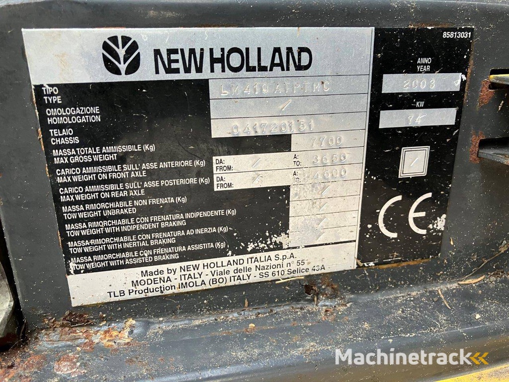 Verreiker New Holland LM410 Diesel 6000mm 2003