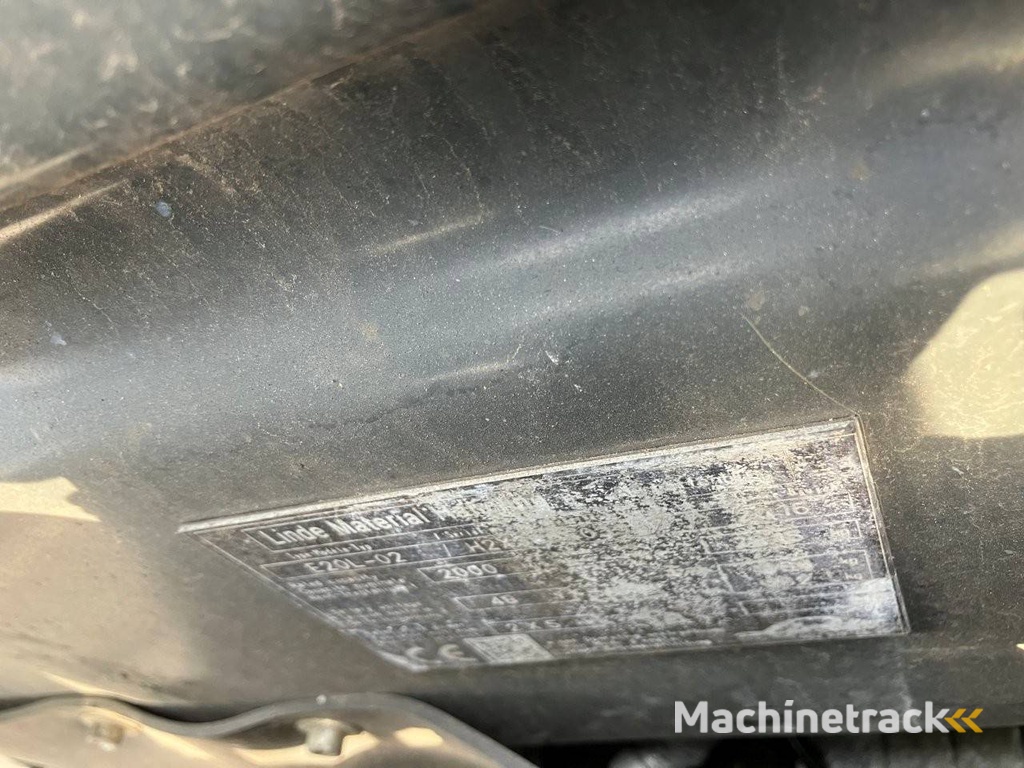 Forklift Linde E20L-02 Electric 200kg 2016