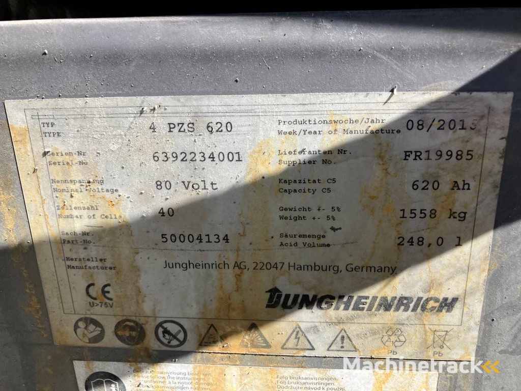 Heftruck Jungheinrich EFG 425K Elektrisch 2500kg 2016