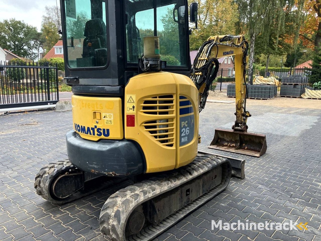 Rupsgraafmachine Komatsu PC26MR-3 Diesel 2015