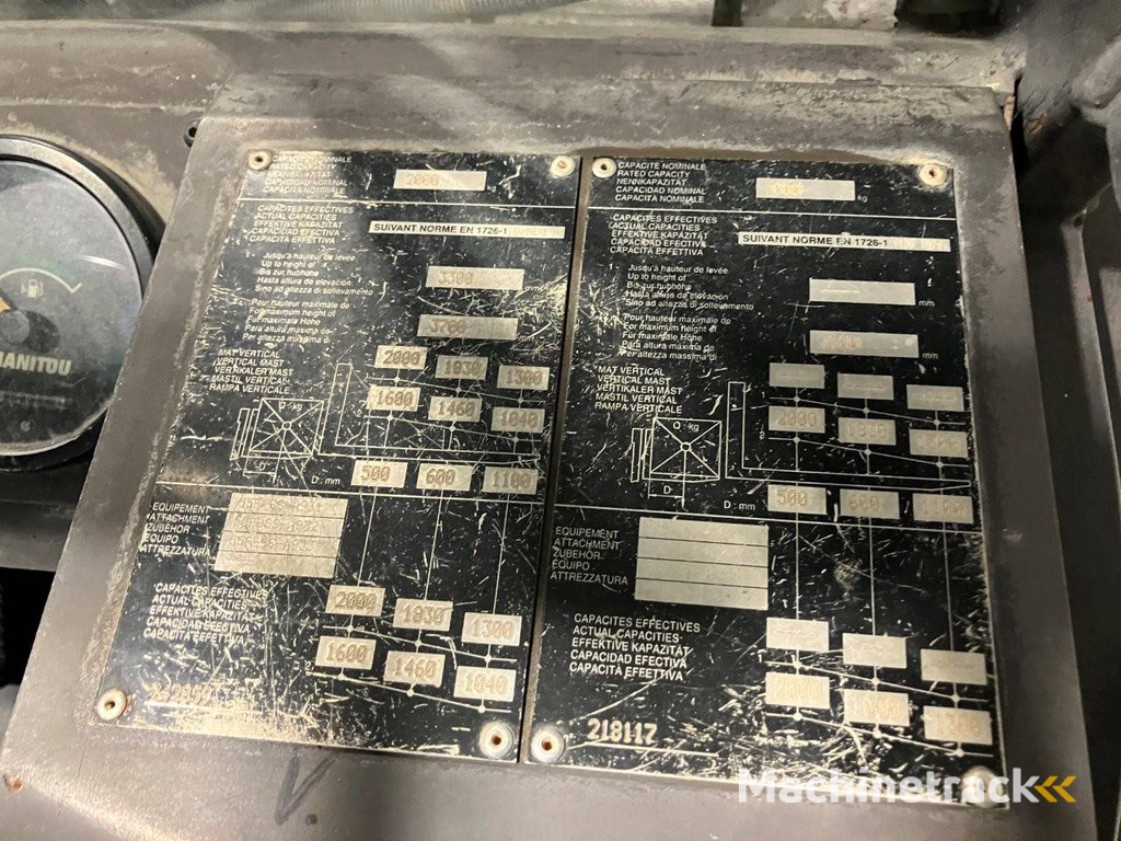 Ruw-terreinheftruck Manitou MH 20-4T Buggie Diesel 2000kg 2007