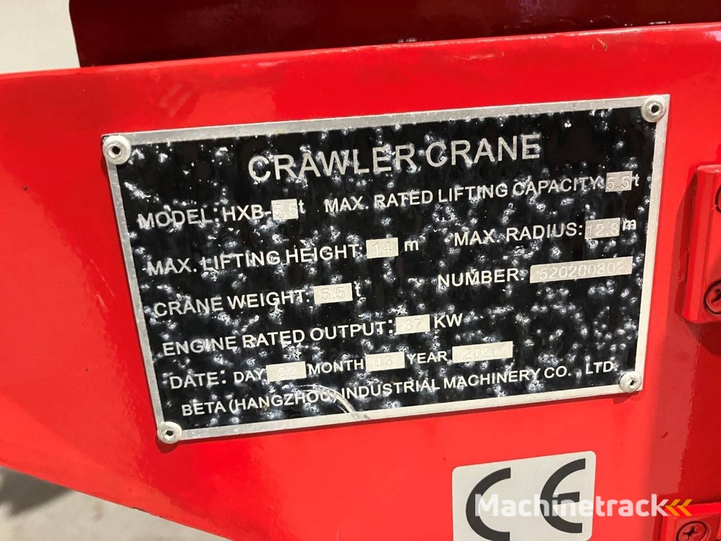 Raupenfahrzeug HXB-5,5t Diesel 5kg 0,01m 2020