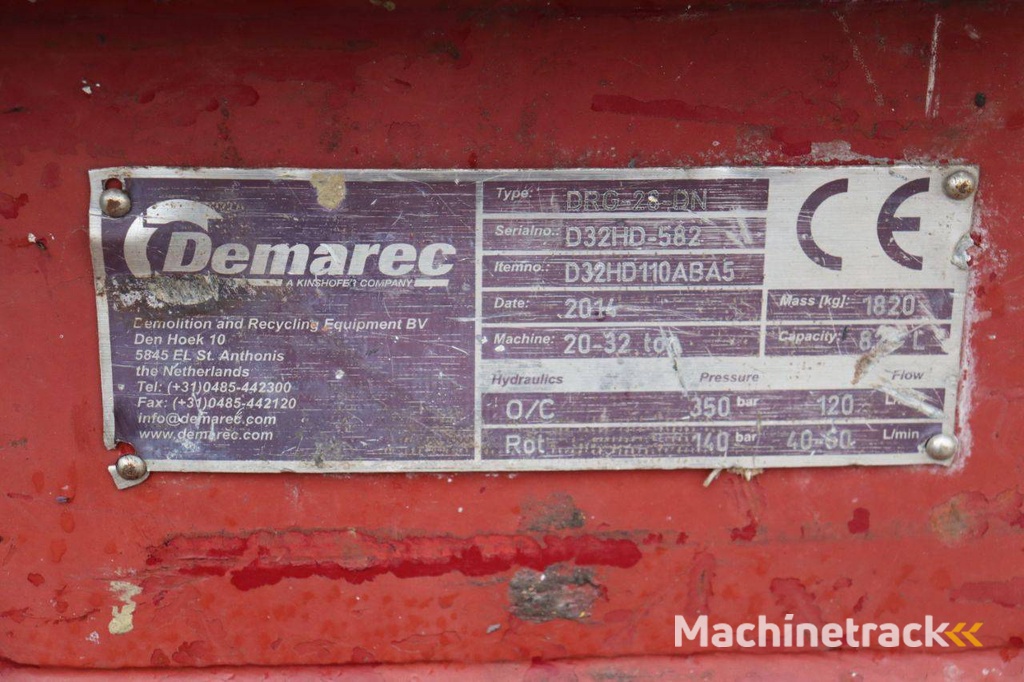 Sorting grab Demarec DRG 28 DN 2014