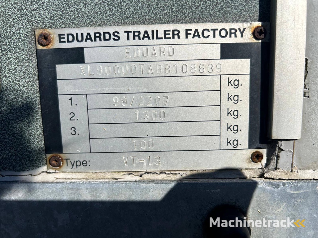 Paardentrailer Eduard VT-13 2002