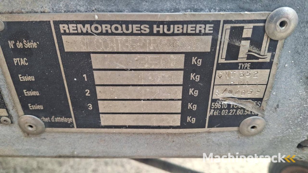 Machinetransporter Hubiere CNT 352