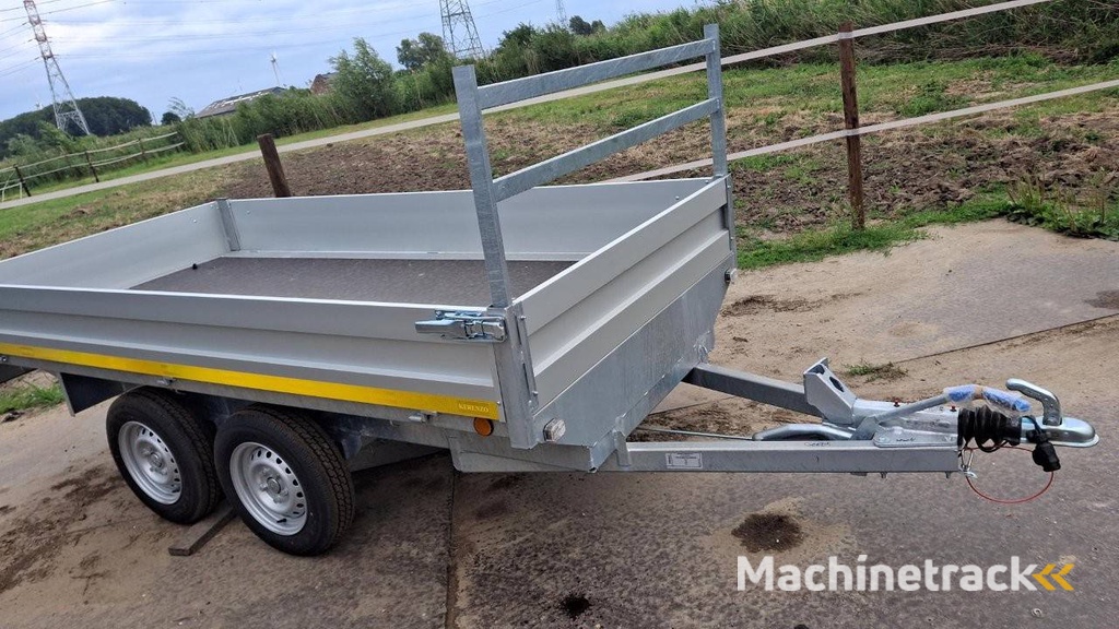 Plateau aanhangwagen 2000kg 3.0x1.50m Nieuw
