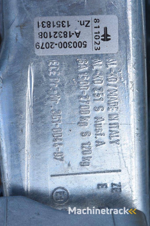 Aanhangwagen Kipper BW Trailers 2700kg 330x180cm Nieuw