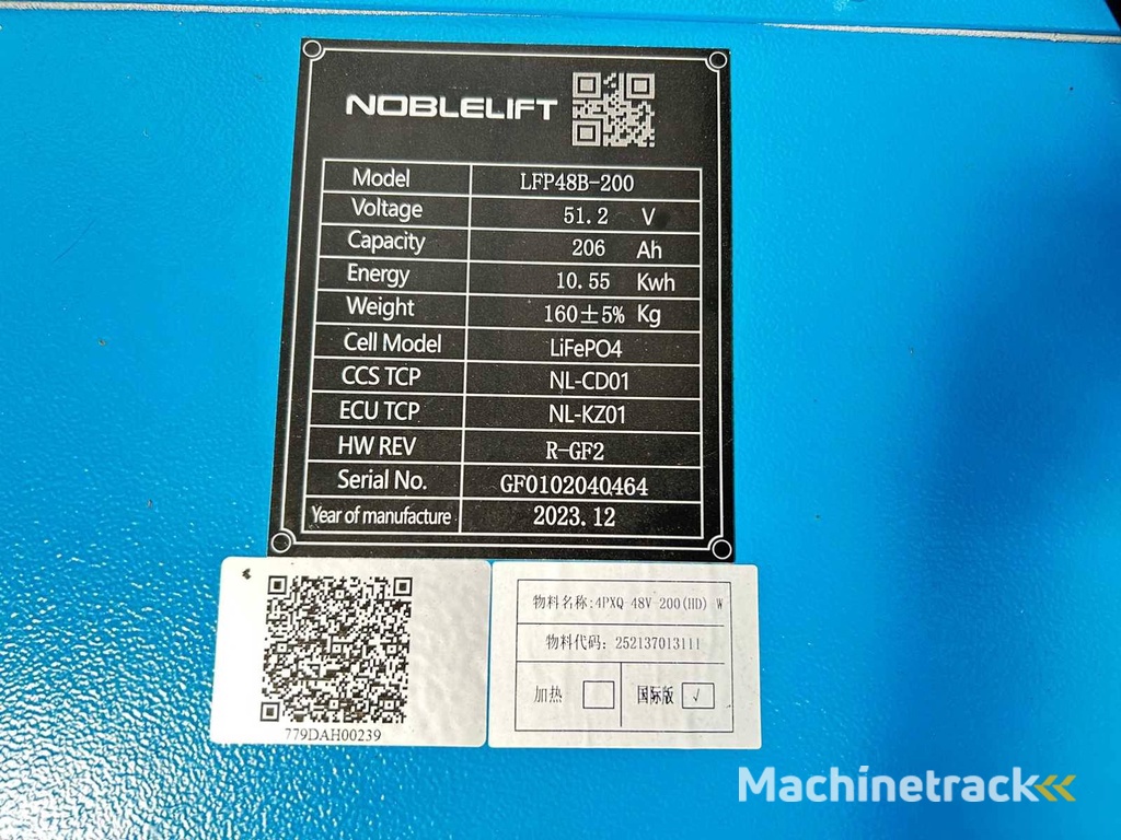 Heftruck Noblelift FE4P16QC Elektrisch 1600kg Nieuw