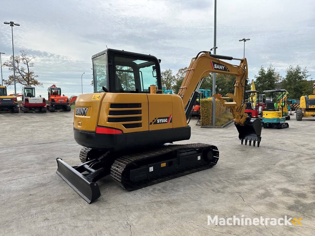 Rupsgraafmachine Sany SY55C Diesel