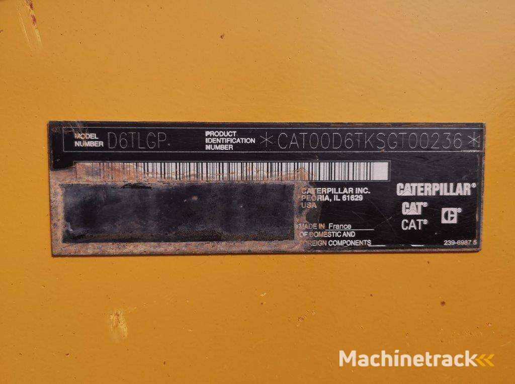 Bulldozer Caterpillar D6T LGP Diesel 2015