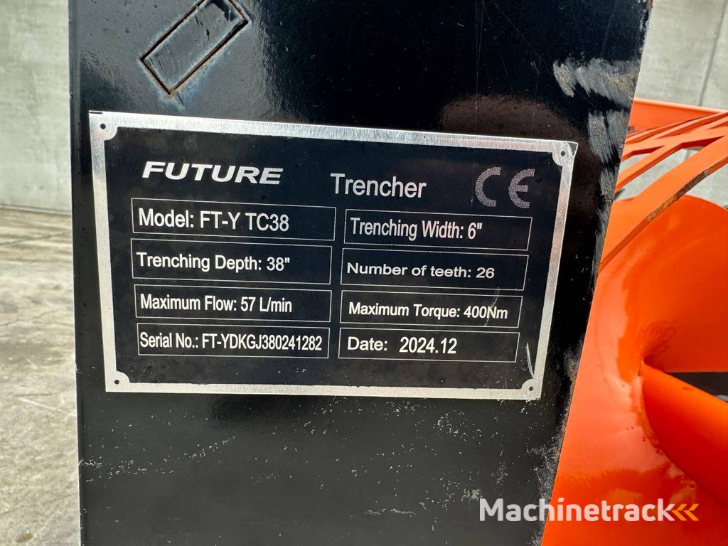 Sleuvenfrees Future FT-Y TC38 2024 Nieuw voor Schranklader