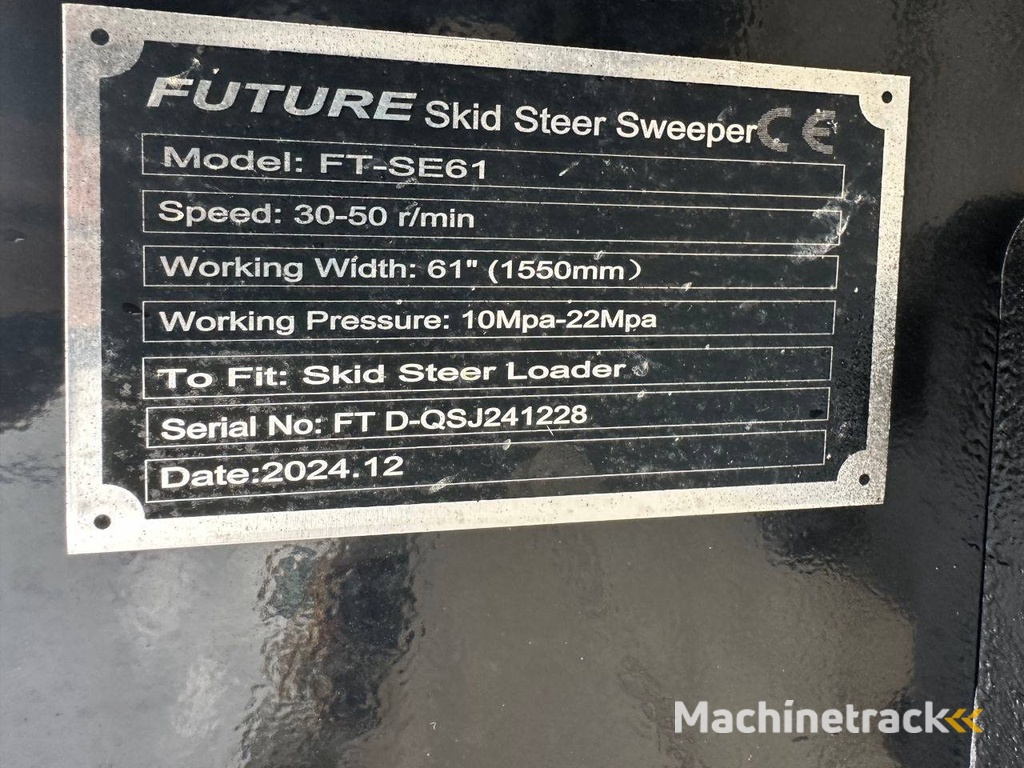 Borstel Future FT-SE61 2024 Nieuw voor Schranklader