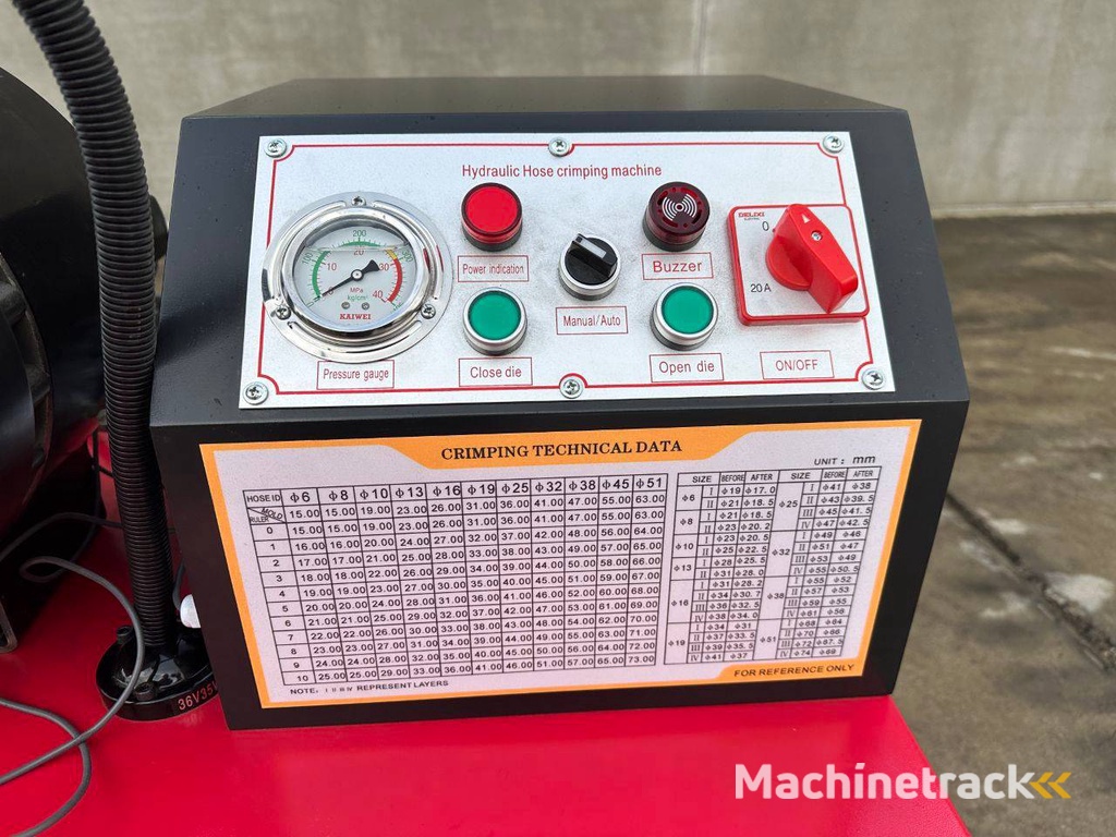 Hydraulische Slangenpers Stahlworks SW-51 2024 Nieuw