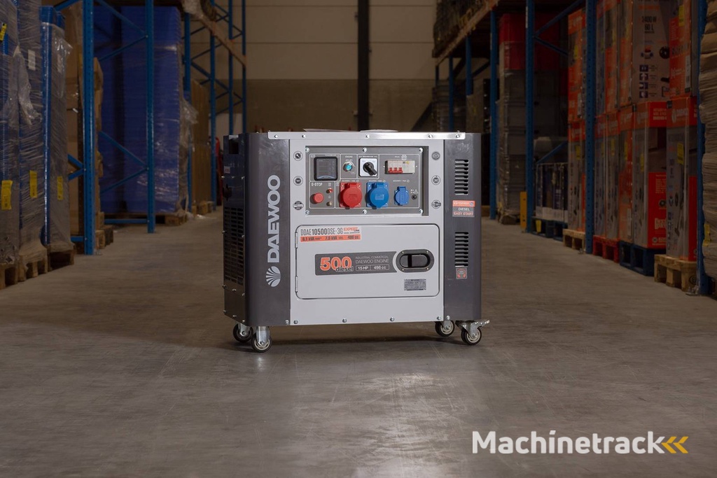 Generator Daewoo DDAE10500DSE-3G Diesel 8.1kVA Nieuw 4stuks