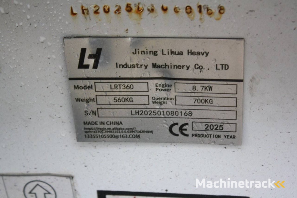 Schranklader LH LRT360 Benzine 13pk 2025 Nieuw