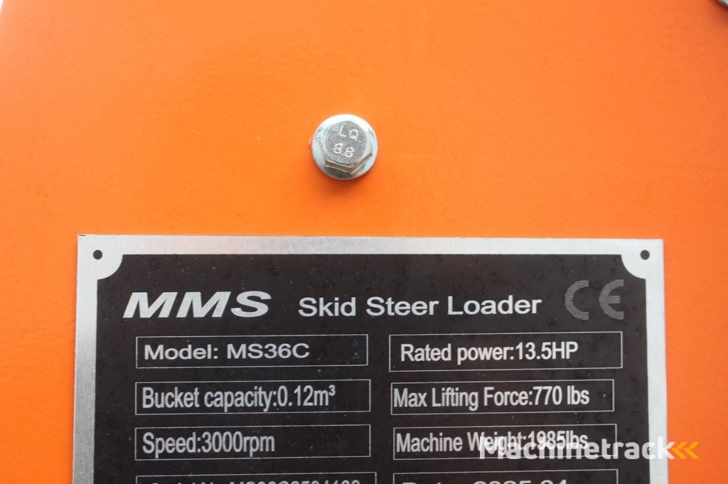 Schranklader MMS MS36C Benzine 13.5pk 2025 Nieuw