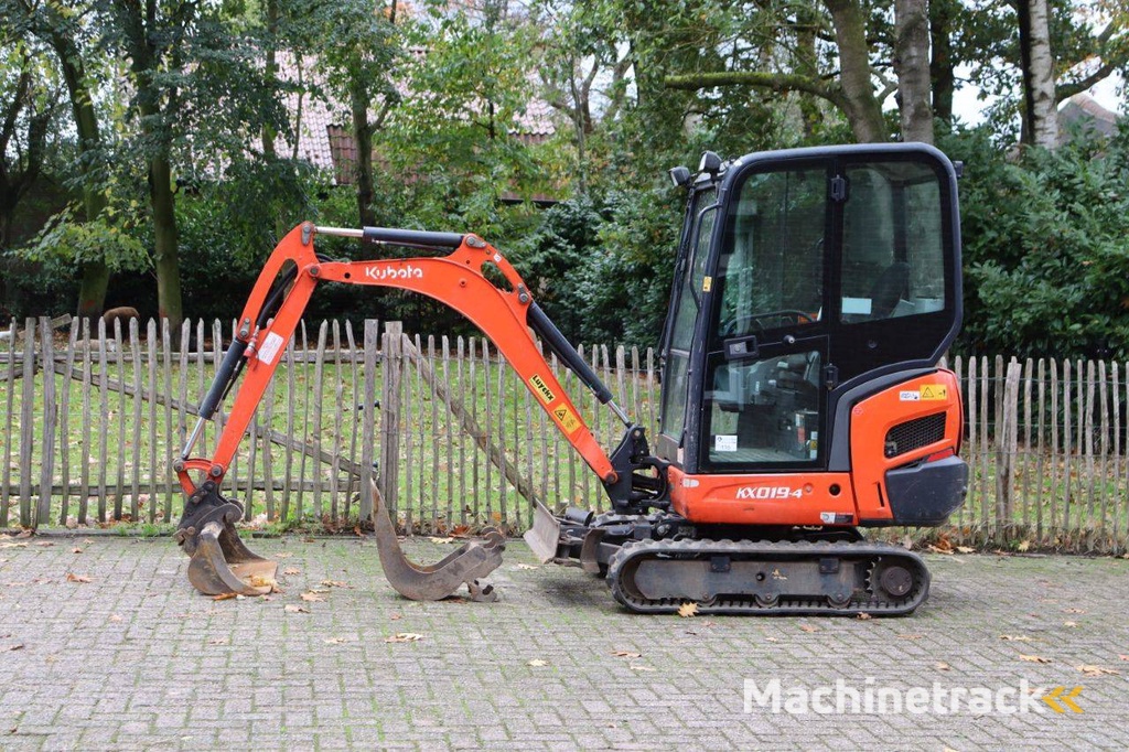 Minigraver Kubota KX019-4 Diesel 11.8kW 2018