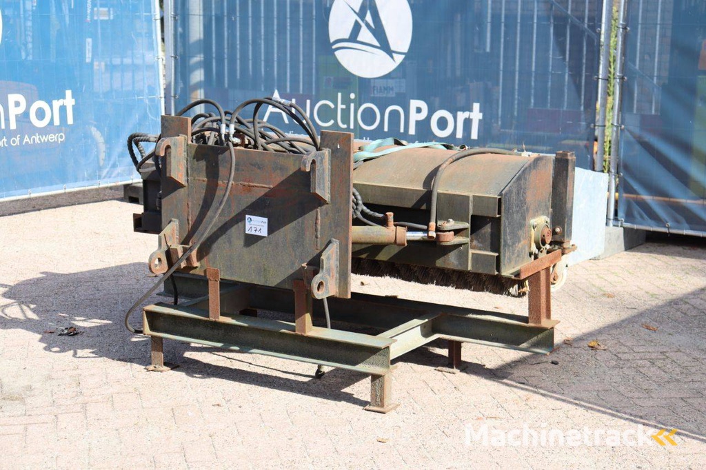 Sweeping brush attachment